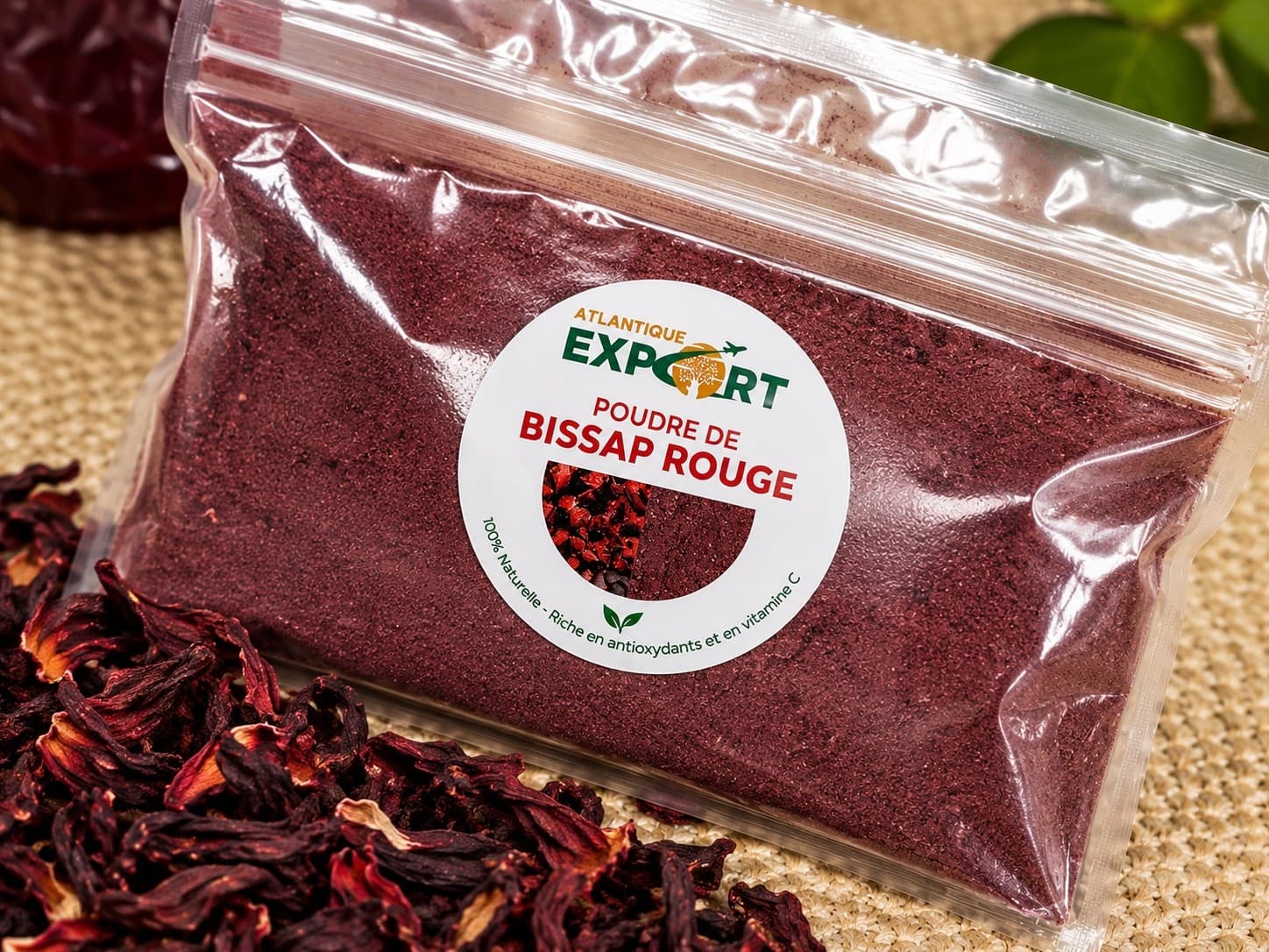 Poudre de bissap rouge